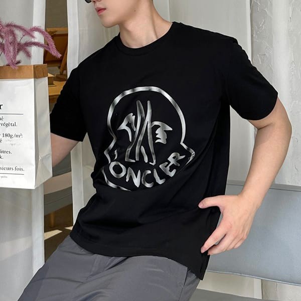 ギフトに最適モンクレール ロゴ Tシャツ 半袖 コットン パロディ mob41845
